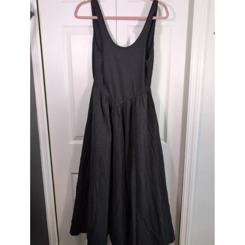 FREE PEOPLE EMILY'S MIDI DRESS S BLACK